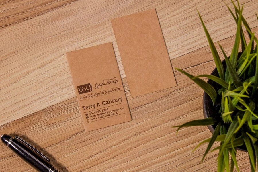Brown Kraft Business Cards | Luxury Printing