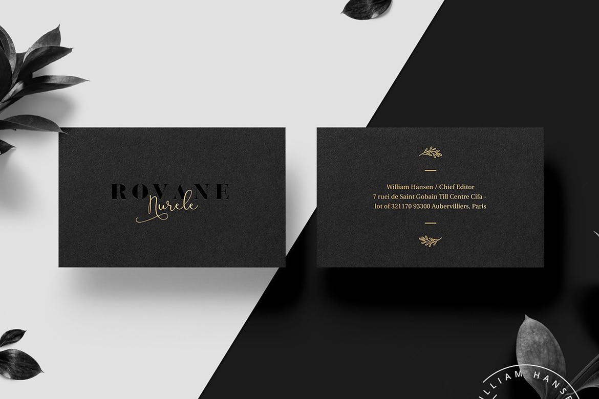 Matte Black Business Cards | Luxury Printing