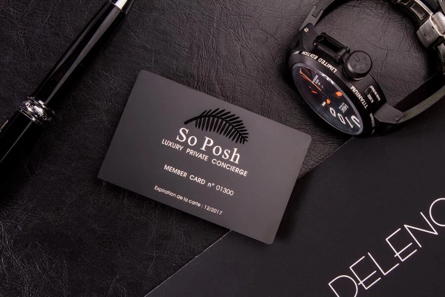 Luxury Black Metal Business Cards | Luxury Printing